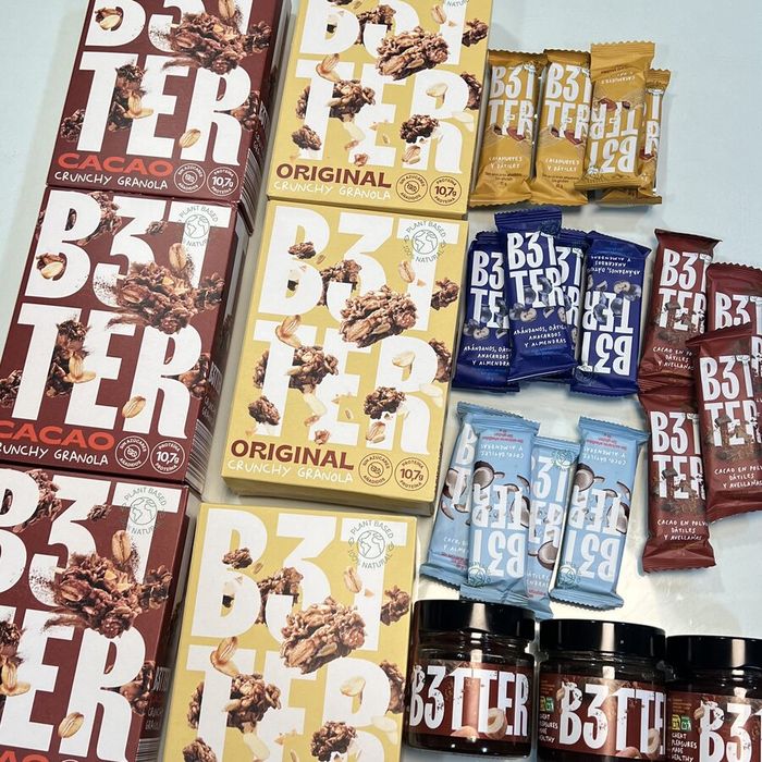 Productos de B3tterfoods recibidos por Joan